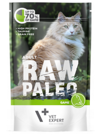 RAW PALEO ADULT CAT GAME - 100G x 12