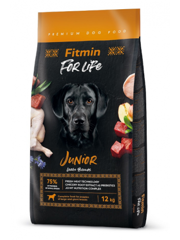 FITMIN DOG FOR LIFE JUNIOR LARGE - 12KG