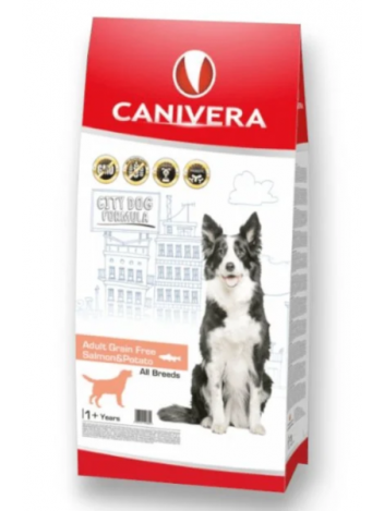 CANIVERA ADULT GRAIN FREE WITH SALMON & POTATOES - 3KG