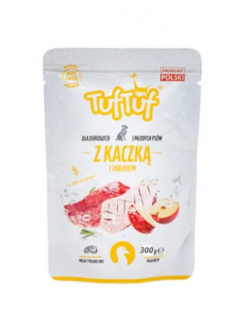 TUFTUF Z KACZKĄ I JABŁKIEM - 300G