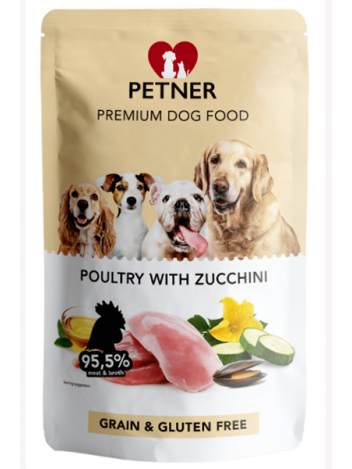 PETNER POULTRY WITH ZUCCHINI - 500G x 10