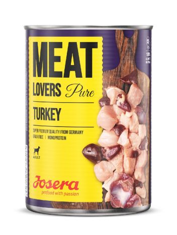 JOSERA DOG MEAT LOVERS PURE TURKEY - 800G