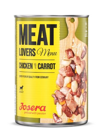 JOSERA DOG MEAT LOVERS MENU CHICKEN WITH CARROT - 800G
