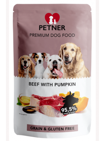 PETNER BEEF WITH PUMPIN - 500G x 10