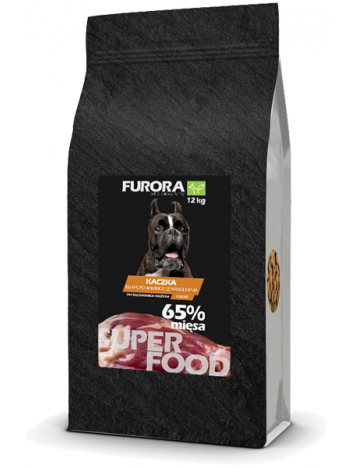 FURORA SUPERFOOD 65% MIĘSA KACZKI - 12KG