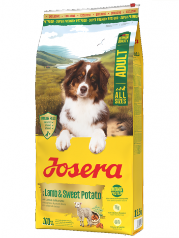 JOSERA EXCLUSIVE ADULT LAMB & SWEET POTATO - 12,5KG