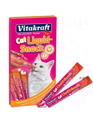 VITAKRAFT CAT LIQUID SNACK CHICKEN - 6x15G
