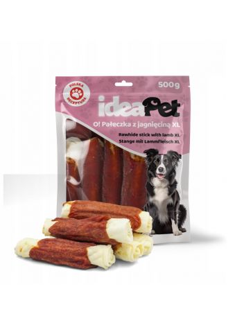 IDEAPET PAŁECZKA Z JAGNIĘCINĄ XL 500G