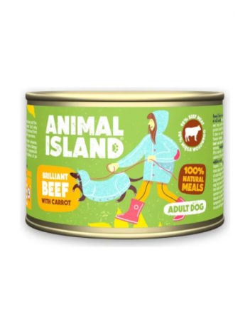 ANIMAL ISLAND DLA PSA WOŁOWINA Z MARCHEWKĄ - 410G