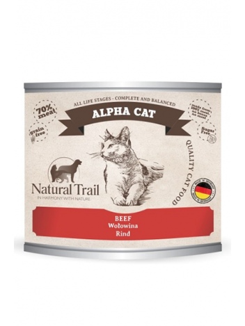 NATURAL TRAIL ALPHA CAT BEEF - 200G