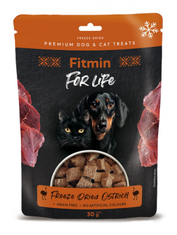 FITMIN FOR LIFE FREEZE DRIED OSTRICH 30G