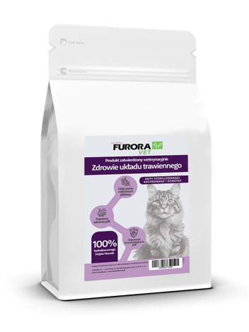 FURORA VET PEPTIDE+ KOT STERYLIZOWANY/ KASTROWANY GASTROINTESTINAL ZDROWIE UKŁADU TRAWIENNEGO - 400G
