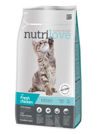 NUTRILOVE KITTEN FRESH CHICKEN - 8KG