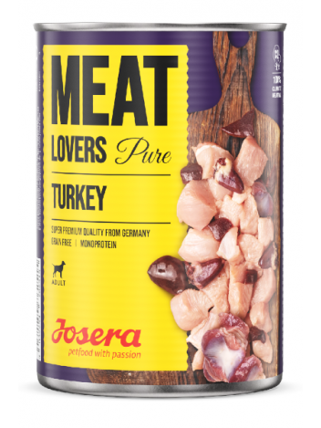 JOSERA MEAT LOVERS PURE TURKEY - 400G