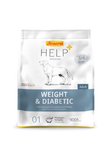 JOSERA HELP DOG WEIGHT & DIABETIC - 900G