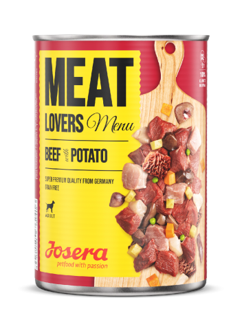 JOSERA DOG MEAT LOVERS MENU BEEF WITH POTATO - 800G