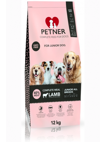PETNER JUNIOR ALL BREEDS LAMB - 12KG + 3KG
