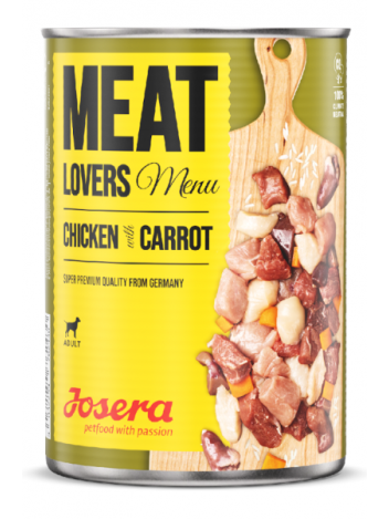JOSERA MEAT LOVERS MENU CHICKEN WITH CARROT - 400G