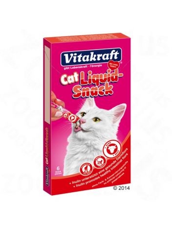 VITAKRAFT CAT LIQUID SNACK RIND - 6x15G