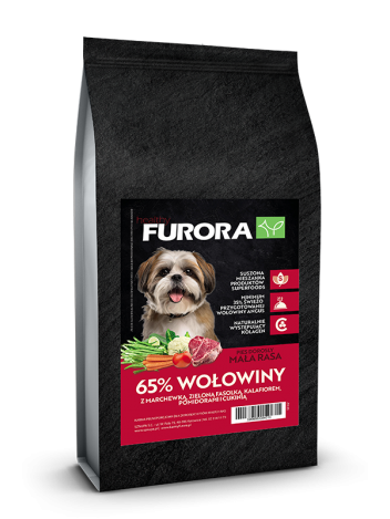 FURORA SUPERFOOD RASA MAŁA 65% WOŁOWINY ANGUS - 6KG