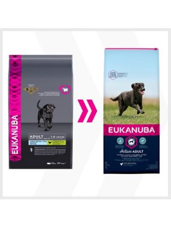 EUKANUBA ACTIVE ADULT LARGE - 15KG