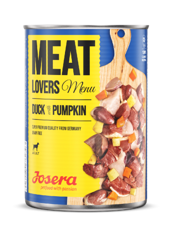JOSERA DOG MEAT LOVERS MENU DUCK WITH PUMPKIN - 800G