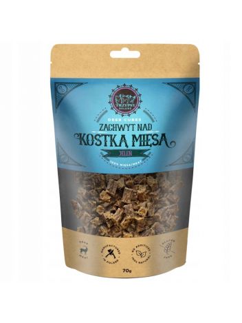 HAPPY SNACKY ZACHWYT NAD KOSTKĄ MIĘSA Z JELENIA 70G