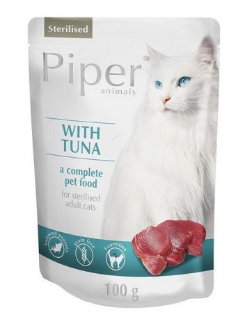 PIPER STERILISED Z TUŃCZYKIEM - 600G (100Gx6)