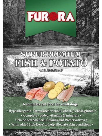 FURORA FISH & POTATO - ALLERGY - 24KG (12KGx2)