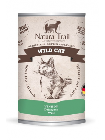 NATURAL TRAIL CAT WILD VENISON - 400G x 6