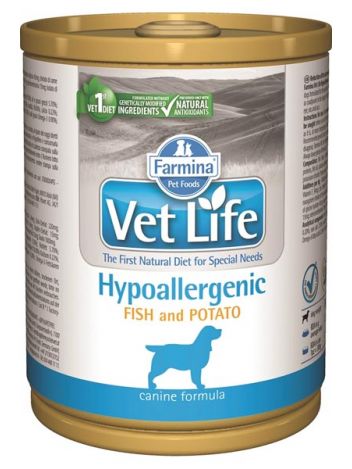 FARMINA VET LIFE HYPOALLERGENIC FISH & POTATO - 300G
