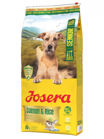 JOSERA EXCLUSIVE SENIOR SALMON & RICE - 12,5KG