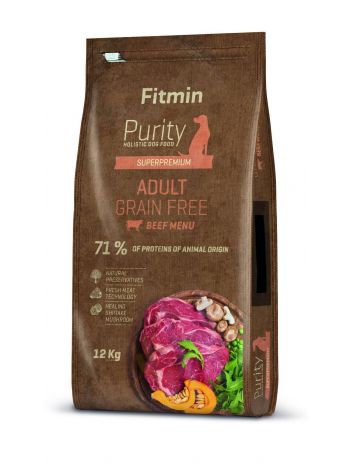 FITMIN DOG PURITY ADULT BEEF - 24KG (12KGx2)