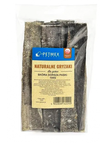 PETMEX CIASTKA ZE SKÓRY DORSZA 100G