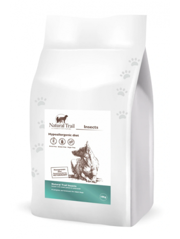 NATURAL TRAIL PREMIUM HYPOALLERGENIC INSECTS - 20KG (10KGx2)