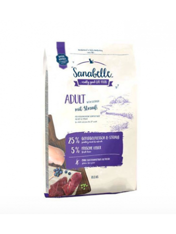 BOSCH SANABELLE ADULT STRUŚ - 10KG