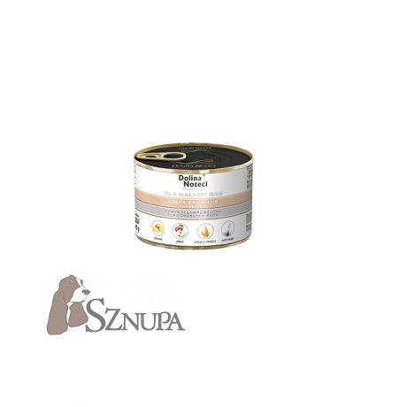 DOLINA NOTECI GĘŚ Z ZIEMNIAKIEM I JABŁKIEM - 185G x 12