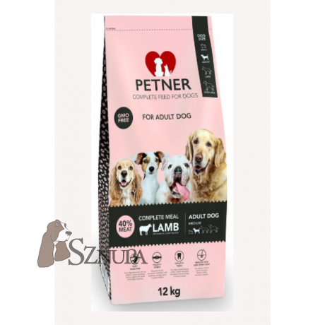 PETNER ADULT MEDIUM BREEDS LAMB - 12KG