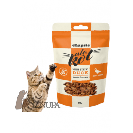 HAPPY SNACKY ALE KOT MINI STICK DUCK 70G