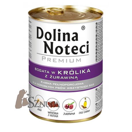 DOLINA NOTECI KRÓLIK Z ŻURAWINA - 12x400G