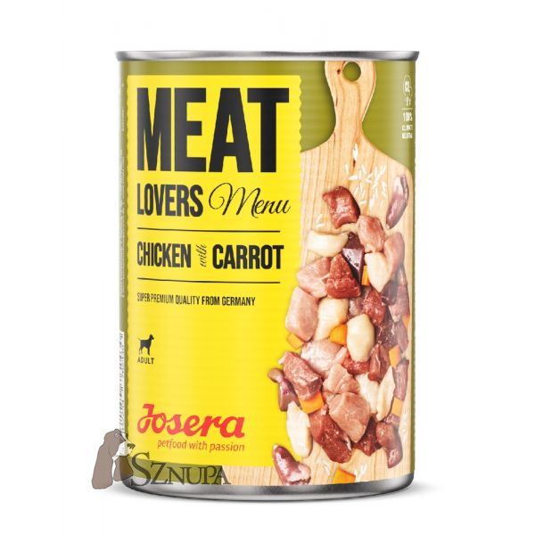 JOSERA DOG MEAT LOVERS MENU CHICKEN WITH CARROT - 800G
