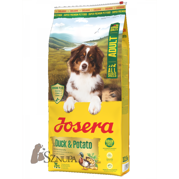 JOSERA EXCLUSIVE ADULT DUCK & POTATO - 12,5KG