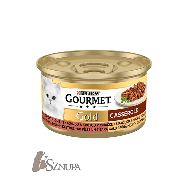 GOURMET GOLD KACZKA/INDYK - 85G x 6