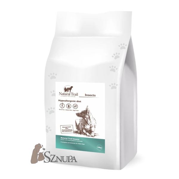 NATURAL TRAIL PREMIUM HYPOALLERGENIC INSECTS - 10KG