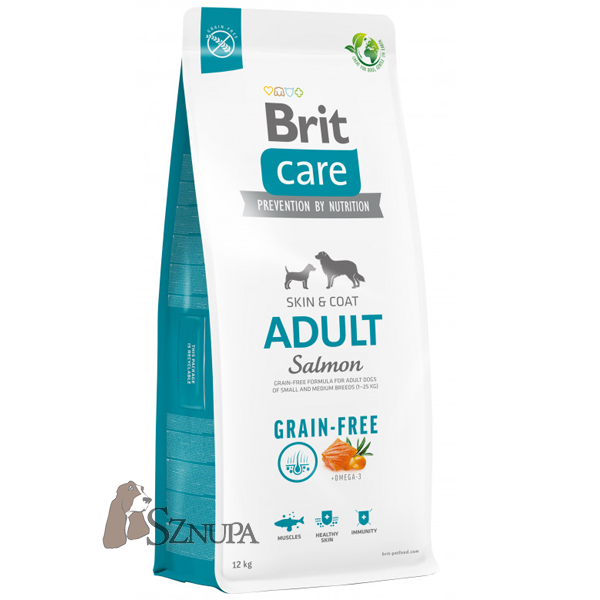 BRIT CARE DOG GRAIN FREE ADULT SALMON - 12KG