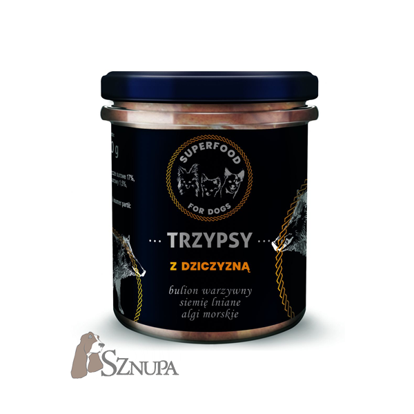 HAPPY SNACKY TRZYPSY DZICZYZNA Z WIEPRZOWINĄ 300G