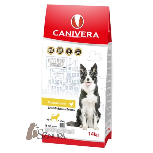 CANIVERA PUPPY & JUNIOR SMALL & MEDIUM - 28KG (14KGx2)