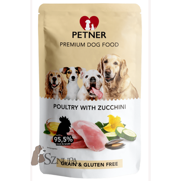 PETNER POULTRY WITH ZUCCHINI - 500G x 5