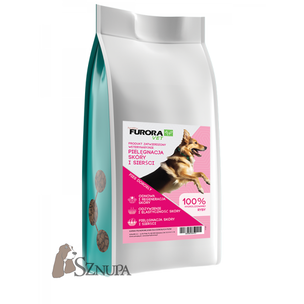 FURORA VET PEPTIDE+  PIELĘGNACJA SKÓRY I SIERŚCI - 10KG