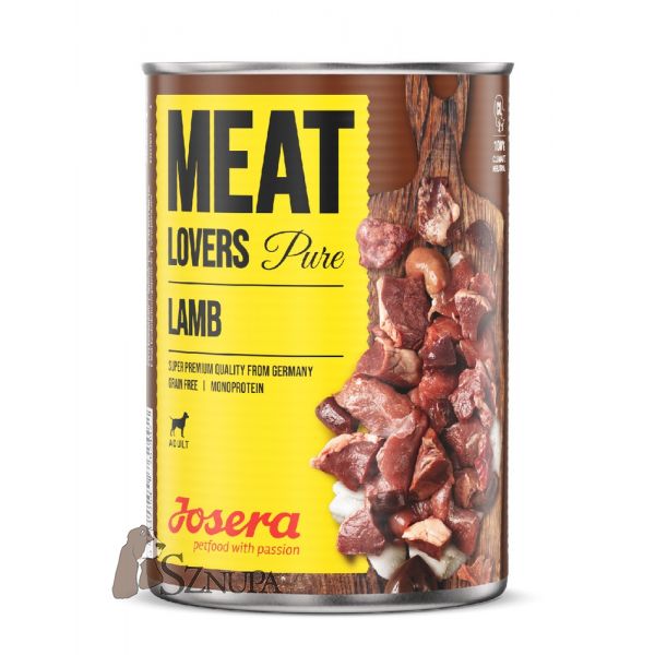 JOSERA DOG MEAT LOVERS PURE LAMB